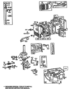 Engine Model 257707-01 24-01 Diagram and Parts List for 56190 2000001 - 2999999 Toro Lawn Tractor
