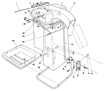 Part Location Diagram of 43-0620 Toro DISCONTINUED