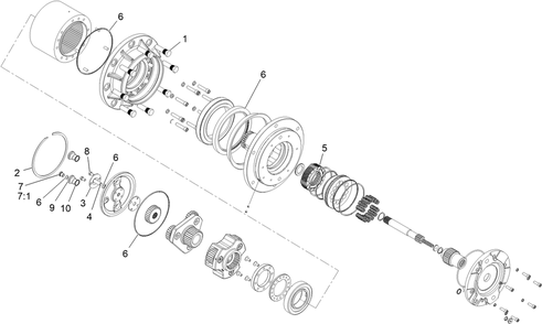 Part Location Diagram of 105-8124 Toro Stud-Wheel