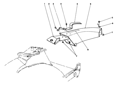 Side Discharge Chute Model No. 59108 (Optional) Diagram and Parts List for 20684 5000001 - 5999999 Toro Lawn Mower