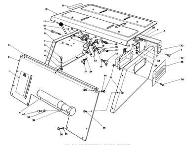 Seat Support Assembly Diagram and Parts List for 30718 1000001 - 1999999 Toro Lawn Tractor