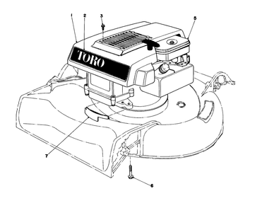 Engine Assembly Model 16067 And 16155 Diagram and Parts List for 16155 9000001 - 9999999 Toro Lawn Mower