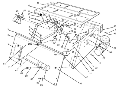 Part Location Diagram of 92-5435 Toro DISCONTINUED