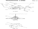 Part Location Diagram of 101127 Tecumseh Assembly.-Transmission