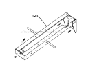 Frame Assembly Diagram and Parts List for 1-0110 1972 Toro Lawn Tractor