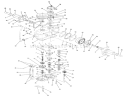 Transmission-Parts List Diagram and Parts List for 1-0277 1973 Toro Lawn Tractor