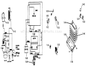 Electrical System (plate 11.1) Diagram and Parts List for 1-0310 1971 Toro Lawn Tractor