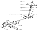 Front Axle And Steering (plate 5.1) Diagram and Parts List for 1-0310 1971 Toro Lawn Tractor