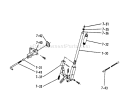 7.030 Lift Linkage (plate 7.2) Diagram and Parts List for 1-0320 1972 Toro Lawn Tractor