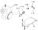 Engine Diagram and Parts List for 1-0353 1974 Toro Lawn Tractor
