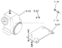 Engine Diagram and Parts List for 1-0360 1973 Toro Lawn Tractor