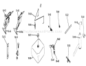 Fuel And Exhaust Systems Diagram and Parts List for 1-0375 1975 Toro Lawn Tractor