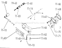 Lights And Cigar Lighter Diagram and Parts List for 1-0401 1972 Toro Lawn Tractor