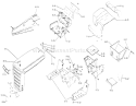 Part Location Diagram of 6110 Toro Tool Box