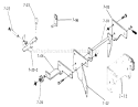 Hitch Assemblies Diagram and Parts List for 1-0401 1972 Toro Lawn Tractor