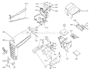 Sheet Metal And Covers Diagram and Parts List for 1-0150 1971 Toro Lawn Tractor