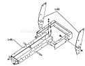 Frame Assemblies Diagram and Parts List for 1-0150 1971 Toro Lawn Tractor