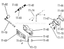 Lights And Cigar Lighter Diagram and Parts List for 1-0150 1971 Toro Lawn Tractor