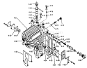 Hydrogear Diagram and Parts List for 1-0475 1973 Toro Lawn Tractor