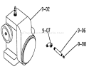 Engine Diagram and Parts List for 1-0475 1973 Toro Lawn Tractor