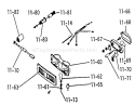 Lights & Cigar Lighter Diagram and Parts List for 1-0475 1973 Toro Lawn Tractor