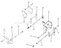 Hitch Assemblies Diagram and Parts List for 1-0491 1975 Toro Lawn Tractor