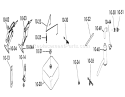 Fuel And Exhaust Systems Diagram and Parts List for 1-0491 1975 Toro Lawn Tractor