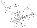 Manual P.t.o. Diagram and Parts List for 1-0480 1974 Toro Lawn Tractor