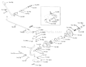 Manual P.t.o. Diagram and Parts List for 1-0511 1975 Toro Lawn Tractor