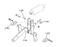 Page O Diagram and Parts List for 1-0612 1975 Toro Lawn Tractor