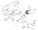 Page D Diagram and Parts List for 1-0612 1975 Toro Lawn Tractor