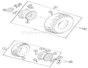 Page I Diagram and Parts List for 1-0720 1977 Toro Lawn Tractor