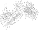 Page A Diagram and Parts List for 1-7235 1968 Toro Lawn Tractor