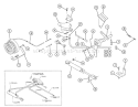 Page B Diagram and Parts List for 1-7235 1968 Toro Lawn Tractor
