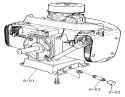 Engine Diagram and Parts List for 1-0610 1973 Toro Lawn Tractor