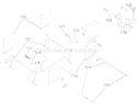 Hitches Diagram and Parts List for 1-0610 1973 Toro Lawn Tractor