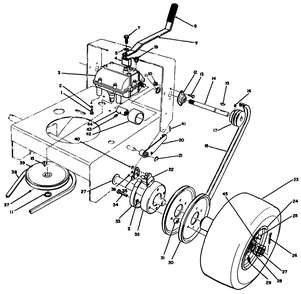 Axle Assembly Diagram and Parts List for 30115 9000001 - 9999999 Toro Lawn Tractor Accessories