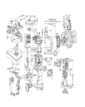 Engine Model No. 60102 Recoil Start Diagram and Parts List for 10313 9000001-9999999 - 1969 Toro Lawn Mower
