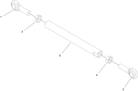 Hoc Link Assembly No. 130-6615 Diagram and Parts List for 72504TE 412200000 - 414299999 Toro Lawn Mower