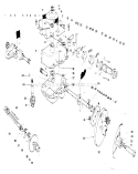 Gear Case Assembly Diagram and Parts List for 10510 1000001-1999999 - 1981 Toro Lawn Mower