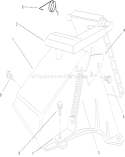 Part Location Diagram of 71-9350 Toro Bracket-Spring