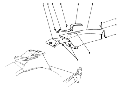 Side Discharge Chute Model No. 59108 (Optional) Diagram and Parts List for 20628C 6000001 - 6999999 Toro Lawn Mower