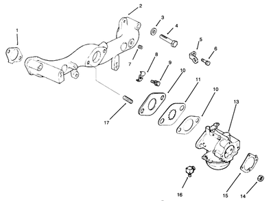 Part Location Diagram of 5205334 Toro Carburetor Assembly For Information Only