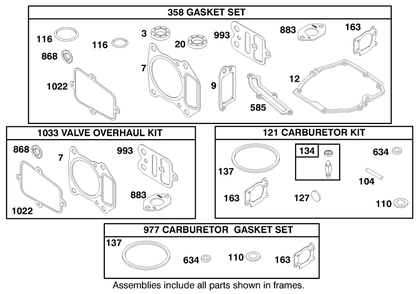 Engine Gts 200 Diagram and Parts List for 20824 8900001 - 8999999 Toro Lawn Mower