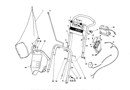 Part Location Diagram of 22-6110 Toro DISCONTINUED