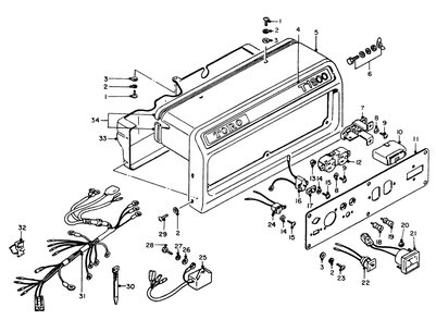 Control Panel Assembly Diagram and Parts List for 62018 8000001 - 8999999 Toro Generator