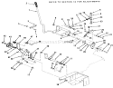 Drive Belt And Pulleys Diagram and Parts List for 11-14KE01 1984 Toro Lawn Tractor