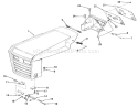 Single Cylinder Engines Diagram and Parts List for 11-10K801 1983 Toro Lawn Tractor