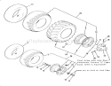 Page T Diagram and Parts List for 11-10K801 1983 Toro Lawn Tractor