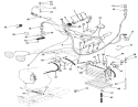 Front Axle And Steering Diagram and Parts List for 11-10K801 1983 Toro Lawn Tractor